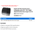 thumbnail image 2 of Engine Filter Housing Cover - Compatible with 2015 - 2017 BMW Alpina B6 xDrive Gran Coupe 4.4L V8 2016, 2 of 2