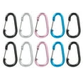 thumbnail image 4 of WHAMVOX 20 Pcs Hiking Carabiner Clip Small Carabiner Work 5.5X3.05X0.49CM, 4 of 8