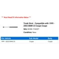 thumbnail image 2 of Trunk Strut - Compatible with 1999 - 2002 BMW Z3 Coupe Coupe 2000 2001, 2 of 2