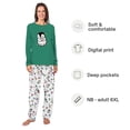 thumbnail image 2 of Tangled In Christmas Lights Penguin Matching Family Pajamas, Family And Dog Holiday PJs, Plus Sizes, With Pockets, 2 of 7