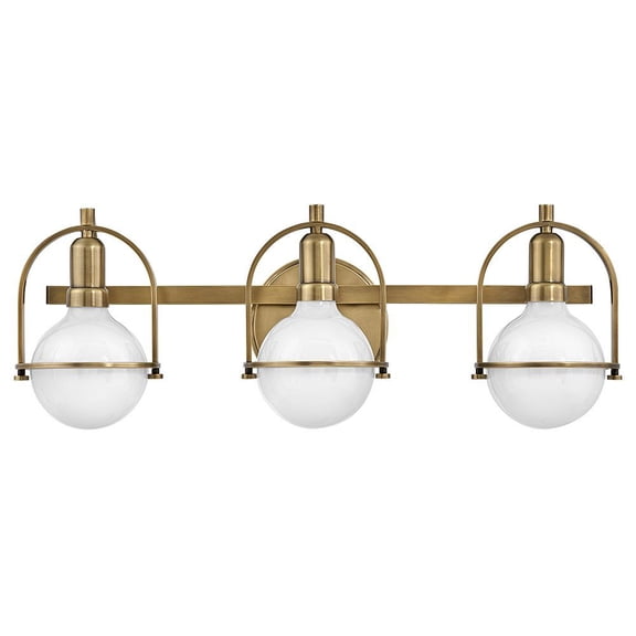 3 Light Bath Vanity-Heritage Brass Finish Hinkley Lighting 53773Hb
