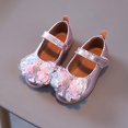 thumbnail image 2 of Otqutp 1-6 Years Summer Baby Girls Footwear Summer and Autumn Fashion Girls Casual Shoes Colorful Sequins Bow Flat Lightweight Dress Shoes, 2 of 5