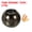 Black, variant on Uxcell Pull Cord End Cord Metal Bead Lamp Zipper Round Ball Pull End Silver Tone for Blind Light Pull Switch, Pack of 4