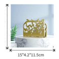 thumbnail image 3 of Metal Dining Table Napkin Holder Paper Towels and Napkins, Decorative Ornaments for Muslim Home Tabletops,B, 3 of 5