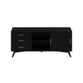 thumbnail image 2 of Flynn Large TV Console, Black, 2 of 9