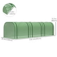 thumbnail image 3 of Outsunny Mini Tunnel Greenhouse with PE Cover Garden Green Grow Shed, Green, 3 of 10