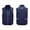 Dark Blue, variant on Men's Outdoor Cooling Vest with 2 Built-in Fans, Air Conditioned Sleeveless Jacket with Zipper Pockets, Breathable Cooling Workwear for Hot Weather, Construction and Outdoor Activities, Big and Tall