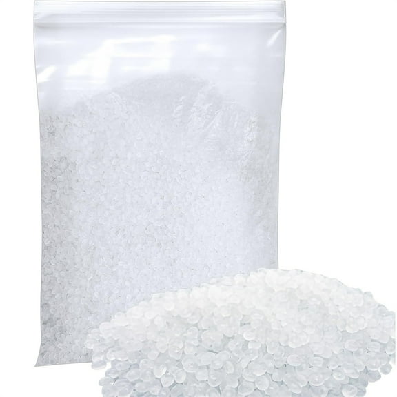 Triani 100g Plastic Stuffing Beads Poly Pellets Weighted Stuffing Bead Plastic Filler Poly Bead for Filling Stuffed Animals Art DIY Crafts(White)