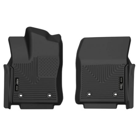 Husky Liners 15261 Weatherbeater Floor Mats Fit 2020-2025 Hyundai Palisade - Front - Black - 2 Pc