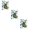 thumbnail image 4 of Bearachild Navidad diamante pintura Rhinestone bordado pared vacaciones cumpleaños decoración muñeco de nieve adornos para el hogar suministros tipo 12 Tipo 12 3piezas Bearachild CBP182020, 4 of 6