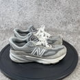 thumbnail image 1 of New Balance Shoes Mens Size 5.5 M 990v6 Running Sneaker Gray Leather, 1 of 6
