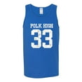 thumbnail image 2 of Wild Bobby, Polk High Bundy 33 Married with Children Fan, Pop Culture, Men Graphic Tank Top, Royal, Small, 2 of 4