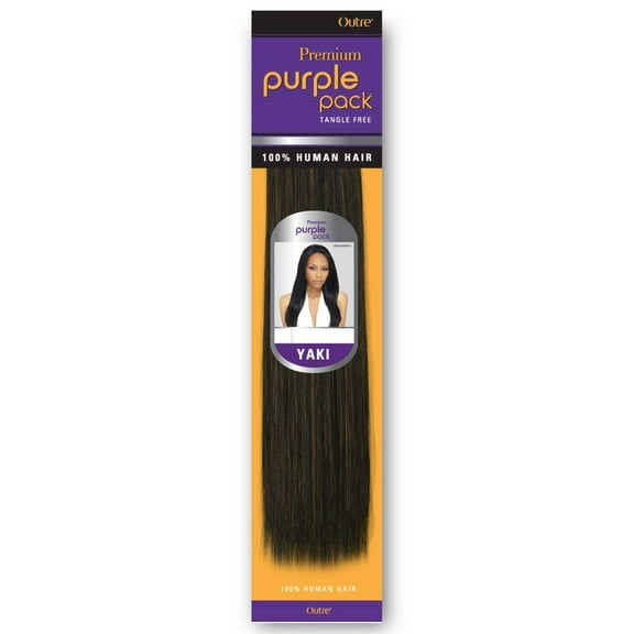 Outre Human Hair Purple Pack Yaki 8