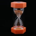 thumbnail image 2 of Temporizador de cristal de arena de tiempo de tiempo de tiempo de para el de la , escritorio de oficina, , duradero y fácil ( naranja Soledad Temporizador de arena preciso de 10 min., 2 of 10