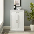 thumbnail image 2 of Crosley Furniture Stanton Traditional Wood Storage Cabinet in White, 2 of 3