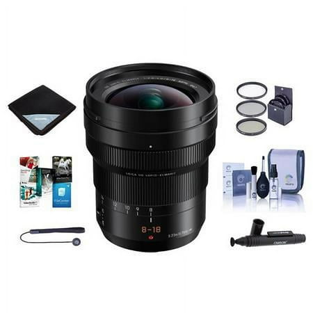 UPC: 0846431068437 | Lumix DG Leica Vario-Elmarit 8-18mm f/2.8-4 Asph. Zoom Lens for Micro Four Thirds Mount – Bundle With 67mm Filter Kit  Cleaning Kit  Capleash  Lens Wrap  Lens Cleaner  Software Package