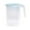 Sky Blue, variant on Fridge Door Water Jug,Clear Beverage Pitcher with Lid and Handle,Round,BPA-Free,Plastic,Heat Resistant Simple Cold Kettle for Water,Juice,Tea & More Beverages,Clear(8.66x4.84")(Sky Blue)