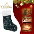 thumbnail image 4 of Coolnut Skull Rainbow Christmas Stockings, Christmas Presonalized Large Stocking Sock, Set of 2 Xmas Party Winter Decor Candy Bag Family Holiday Gift, 17.7 Inch, 4 of 7