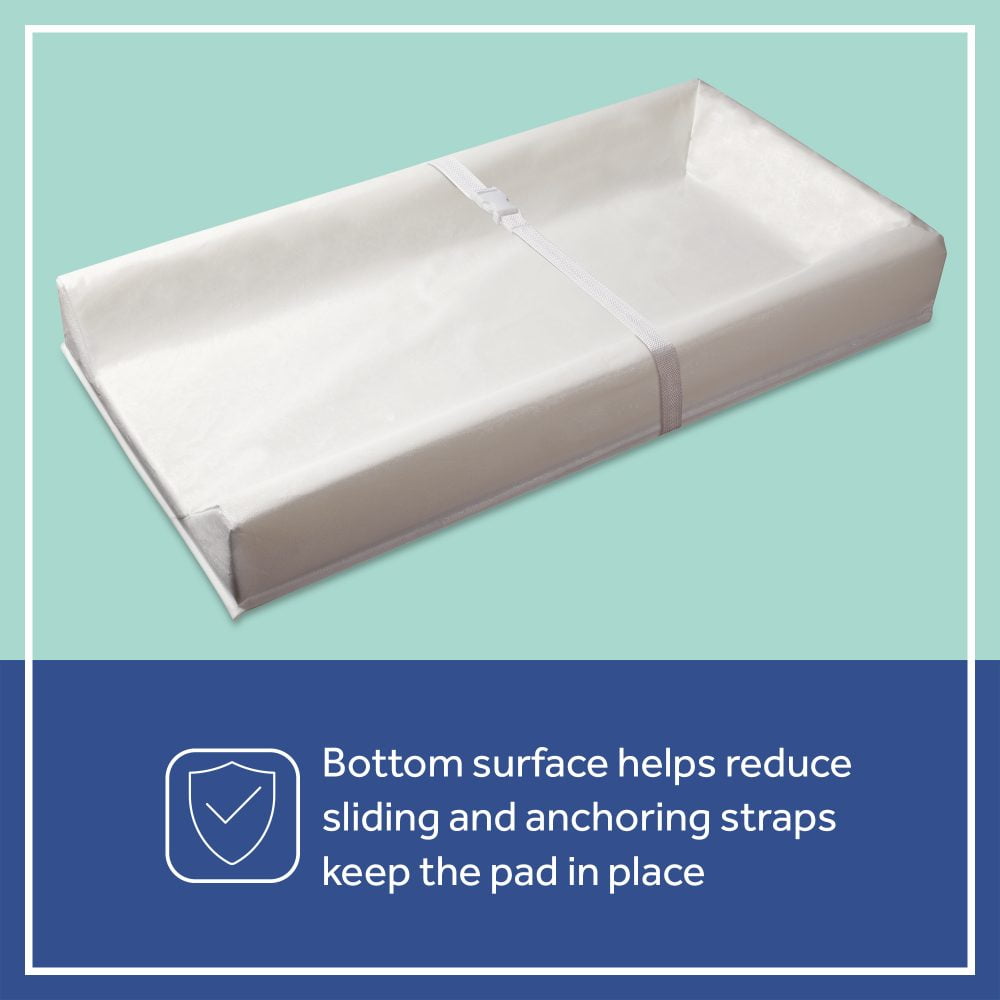 Sealy Soybean Comfort 3-Sided Contoured Diaper Changing Pad