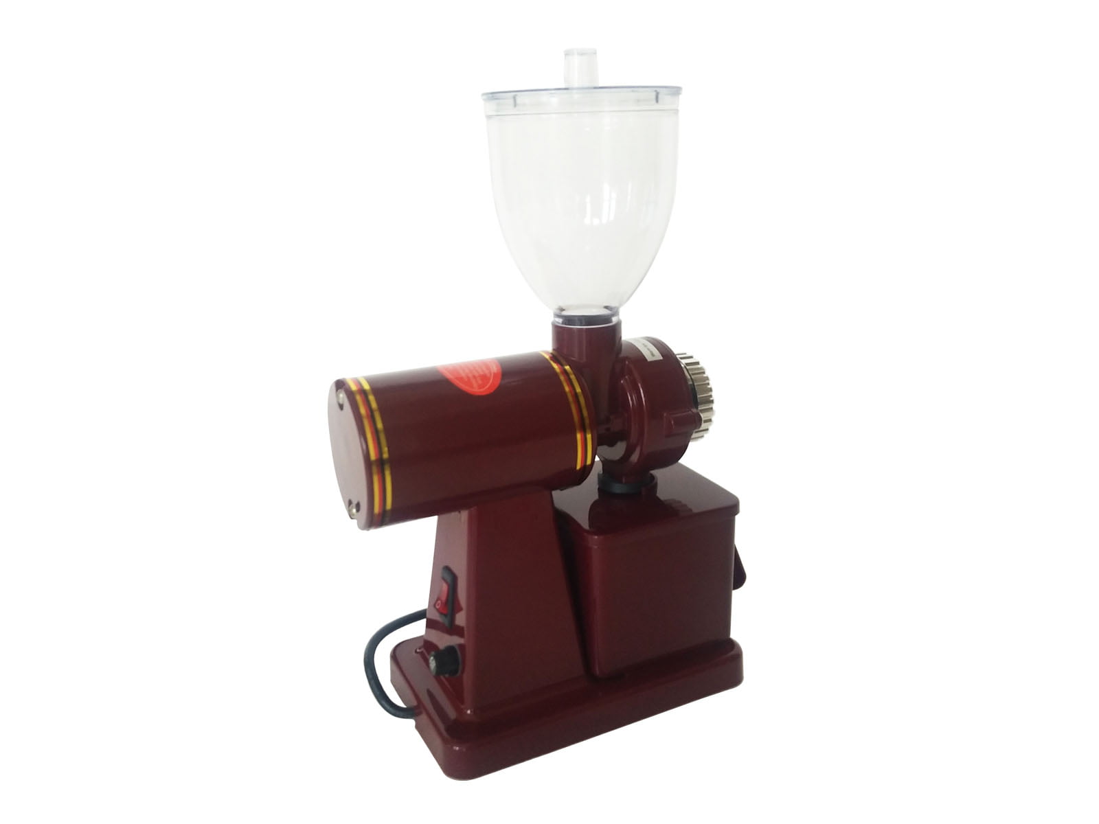 Intbuying Coffee Grinder Electric Coffee Bean Mill Machine Commercial Household Small Grinder Red, Size: 195