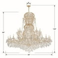 thumbnail image 6 of Crystorama Lighting Group 4460-Cl-Saq Maria Theresa 37 Light 64" Wide Crystal Chandelier -, 6 of 6