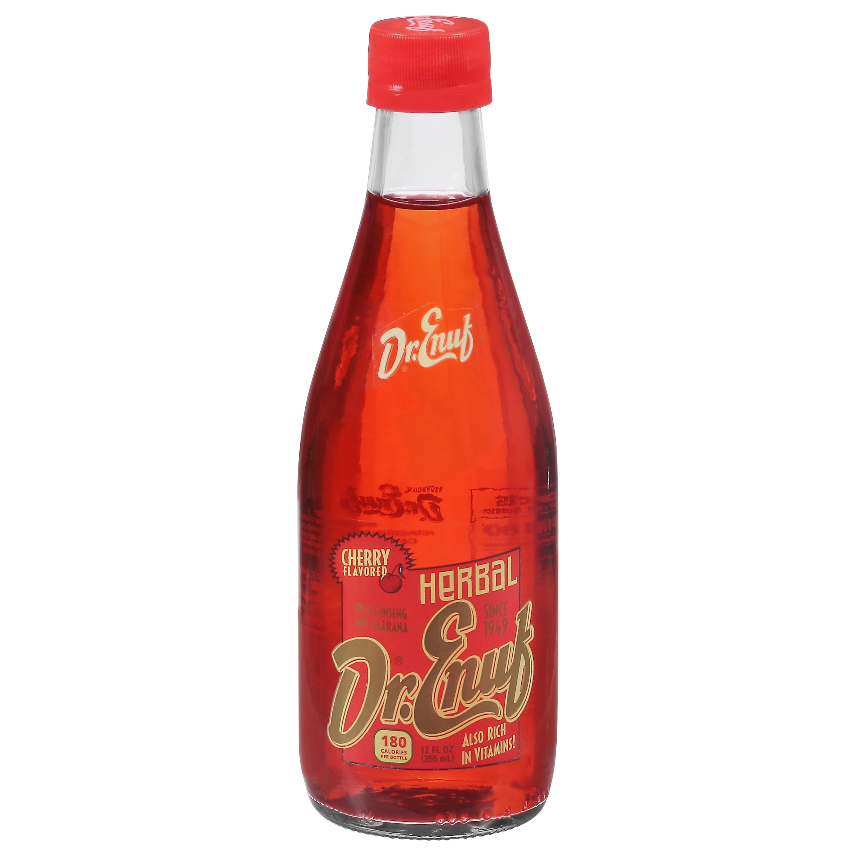 (11 pack) Dr. Enuf Cherry Lemon Lime Herbal Juice, 12.68 Fl Oz Bottle