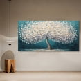 thumbnail image 7 of Large White Trees of Life Canvas Wall Art, Creative Trees Decor Painting Canvas Print for Living Room, Bedroom, Office Decorations, Gifts for Men, 7 of 7