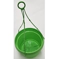 thumbnail image 6 of Austin Planter 9 inch Hanging Flower Pots Lime Green Colored Polypropylene (5 Pack) Made in USA, 6 of 7