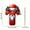 T, variant on HomeDM Letter J Christmas Ornaments Red Santa Claus Christmas Letters Hanging Pendant for Christmas Tree Decorative 2D Acrylic Xmas Alphabet Letters for Christmas Tree Wreath Holiday Decor