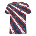 thumbnail image 3 of Hombres Casual cuello redondo Popular 3D bandera digital impresión pulóver Fitness deportes pantalones cortos mangas camiseta blusa Pompotops  oipoqjl32932, 3 of 4