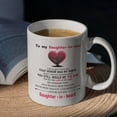 thumbnail image 3 of 1pc 11oz/330ml To My Daughter-In-law Mug - I Did Not Get To Choose You That Honor Was My Son's Coffee Mug, Ceramic Coffee Water Cup, Creative Gift For Family And Friend Restaurant Use, 3 of 9