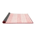 thumbnail image 2 of Ahgly Company Indoor Square Abstract Red Contemporary Area Rugs, 5' Square, 2 of 4
