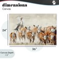 thumbnail image 5 of Stupell Industries Southwestern Cowboy Cattle Roundup Canvas Art, 36 x 24, by Nina Blue, 5 of 9