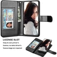 thumbnail image 7 of NJJEX Wallet Case for Samsung Galaxy A03S A12 A13 A14 A23 A32 A51 A52 A53 A54 5G Case,[9 Card Slots] PU Leather Credit Holder Folio Flip [Detachable] Kickstand Lanyard Magnetic Phone Cover [Black], 7 of 7