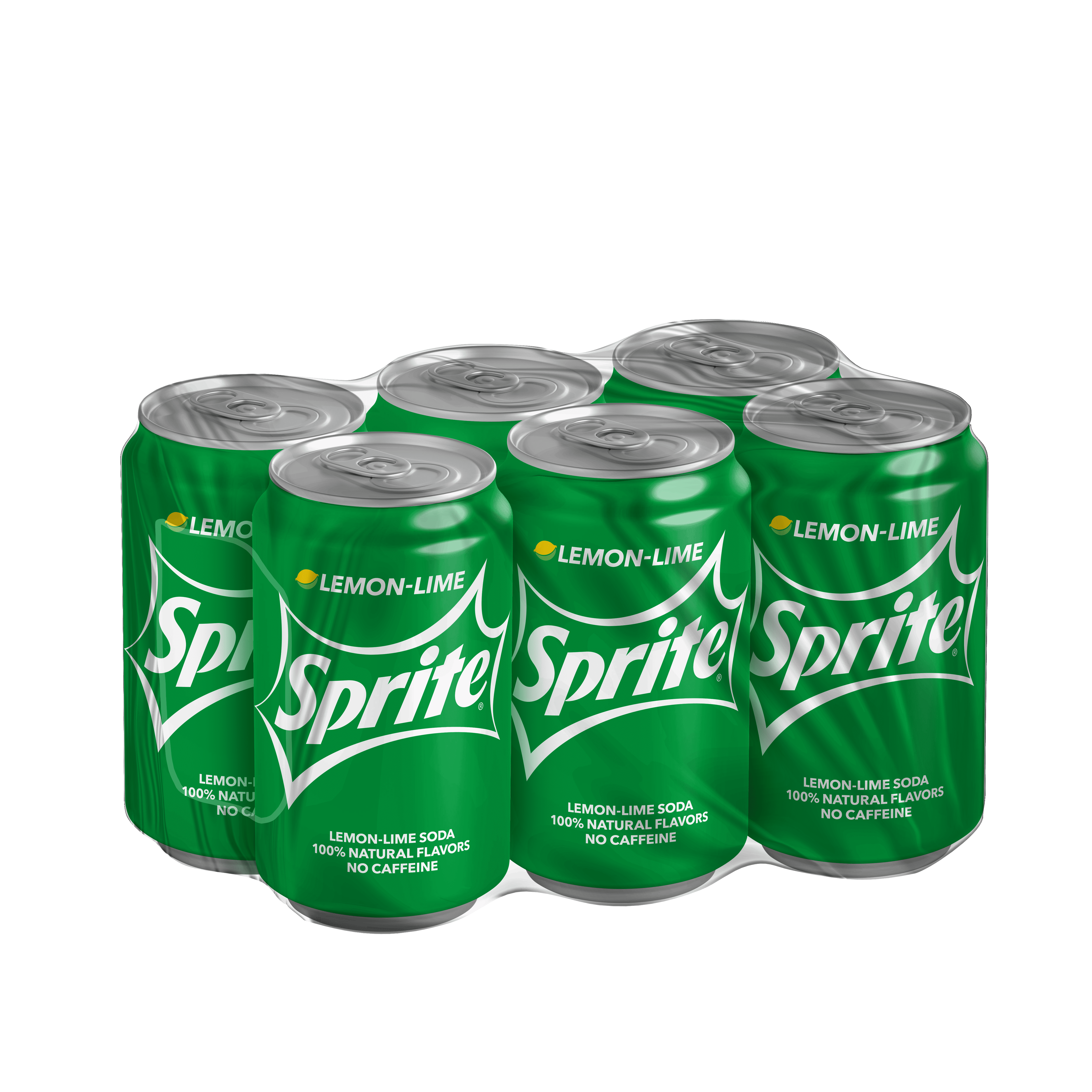 Sprite Lemon Lime Mini Cans Soft Drink, 6 Pack 8 fl oz Aluminum Can