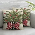 thumbnail image 3 of Nawypu  Christmas Decor Pillow Covers Decorative Throw Pillowcase for Winter Xmas Holiday Home Decor for Sofa Couch Christmas Tree Snowman Gloves Deer, 3 of 5
