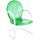 thumbnail image 2 of Griffith Ensemble de 3 Pcs de Fauteuils d'Extérieur en Métal Vert Kelly Lustré/blanc Satiné - Table d'Appoint et 2 Chaises, 2 of 5