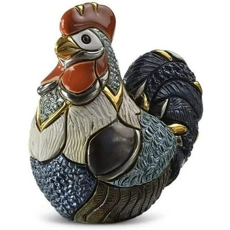 Rooster Figurine F110 4.4 Inches X 4.4 Inches X 2.3 Inches