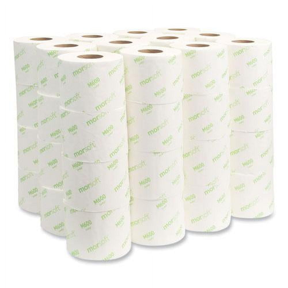 Morcon Paper Morsoft Millennium Toilet Paper, 2-Ply, 600 Sheets/Roll, 48 Rolls/Carton -MORM600