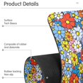 thumbnail image 4 of Yayeee Faucet Mat for Kitchen Sink 14.7" Diatomite Long Splash Guard Pad, Floral Fiesta, 2 Pack, 4 of 7