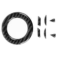 thumbnail image 2 of Carbon Fiber Steering Wheel Emblem Filler Decal Sticker Car Decor Accessory for CC, 2 of 5