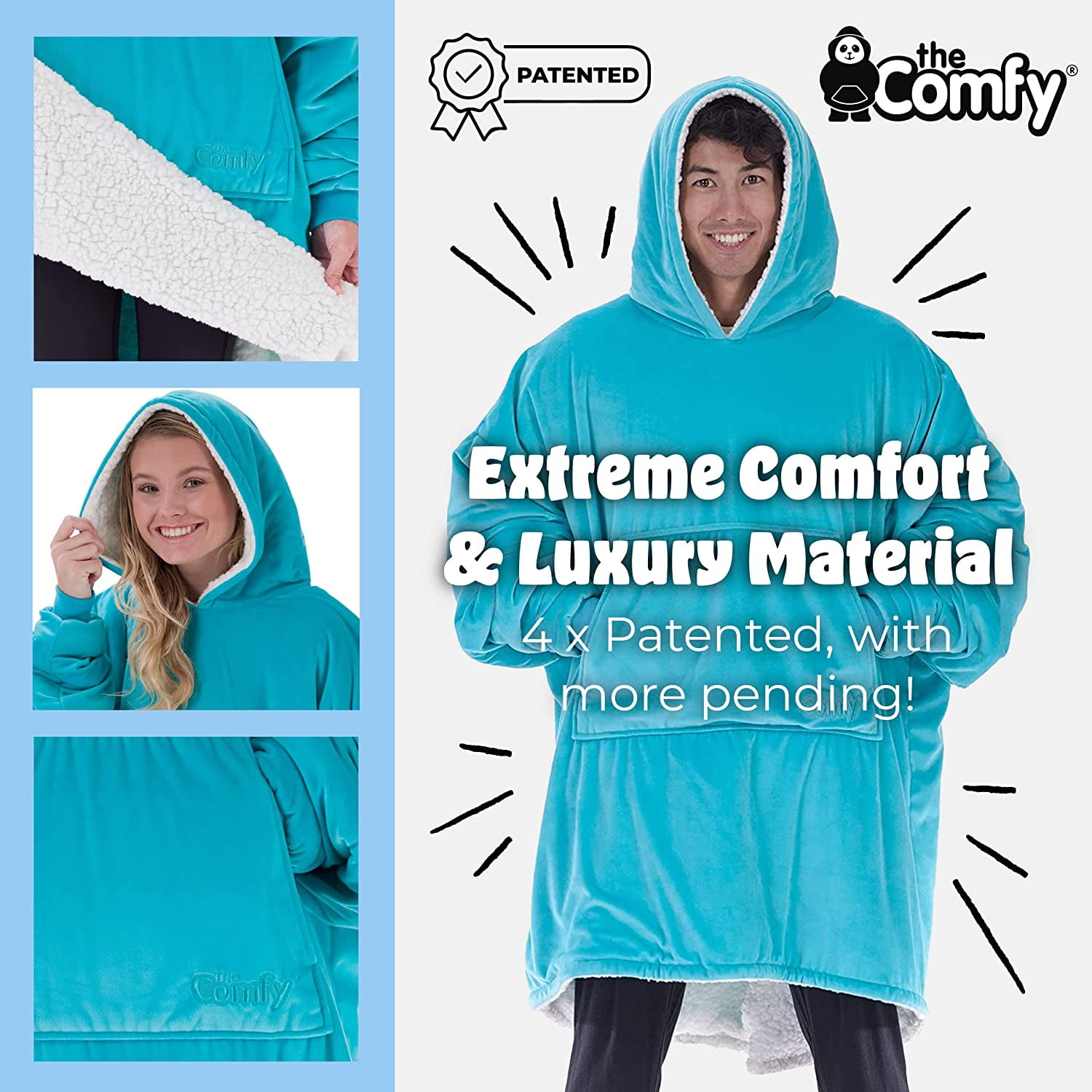 Hooded Blanket The Comfy Dream Wearable Blanket Stores The Comfy