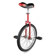 OEM Control Mania Crazy Design 20 Inch in 20" Mountain Bike Wheel Frame Unicycle Cycling Bike Red with Comfortable Release Saddle Seat