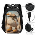 thumbnail image 3 of Disketp Hiking Duck Travel Laptop Backpack, Laptops Backpack with USB Charging Port, Water Resistant Computer Bag Gift for Men & Women, 3 of 7