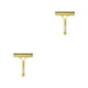 thumbnail image 2 of Injueey Rascador de vidrio Herramienta de limpieza de ventanas para el hogar Arandela de pared de azulejos Cepillo manual Limpiaparabrisas para Amarillo 2Conjunto, 2 of 6