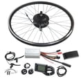 thumbnail image 1 of Motor de buje trasero de bicicleta eléctrica, bicicleta eléctrica de 26 pulgadas con motor de rueda trasera Kit de conversión de rueda trasera de bicicleta eléctrica Solución innovadora, 1 of 8