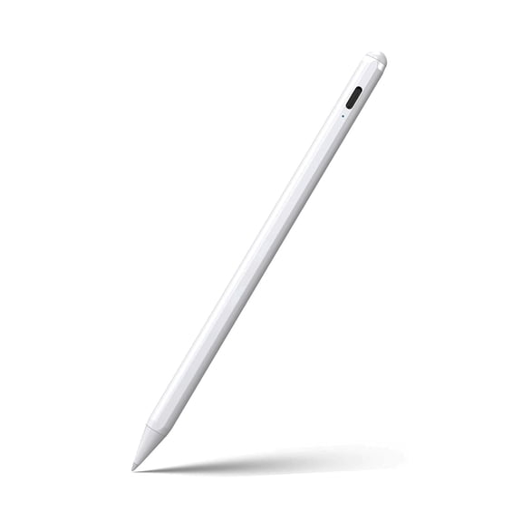 Stylus Pen for iPad 2018-2025 - Fast Charging Active Pencil with Palm Rejection, Tilt Sensitivity, Compatible with iPad 11th/10th Gen, Pro, Air, Mini - White
