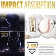 thumbnail image 5 of Franklin Sports MLB Batting Gloves - CFX Pro PRT Heavy Duty Protective Baseball + Softball Batting Gloves - Adult Padded Reinforced Leather - Adult Large - White + Gold, 5 of 10