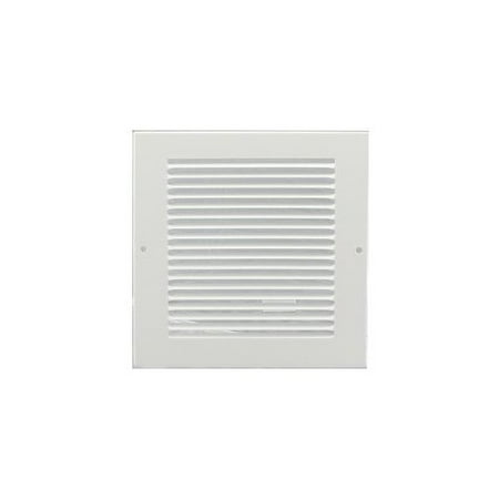 

6 X 6 White Metal Wall Return Air Grille