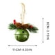 thumbnail image 3 of Adorno Navideño Colgante para Árbol con Campanilla de Viento | Adorno Clásico de Hierro de Color Sólido | 11 X 8 Cm | Paquete de 1, 3 of 6